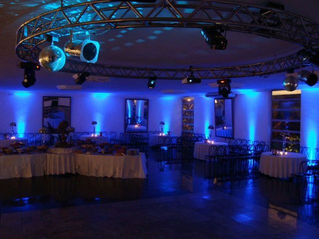 Iluminação decorativa para eventos